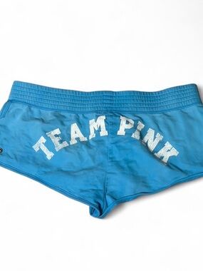Vintage 2007 “Team Pink” Y2K Victoria Secret Pink Mini Shorts